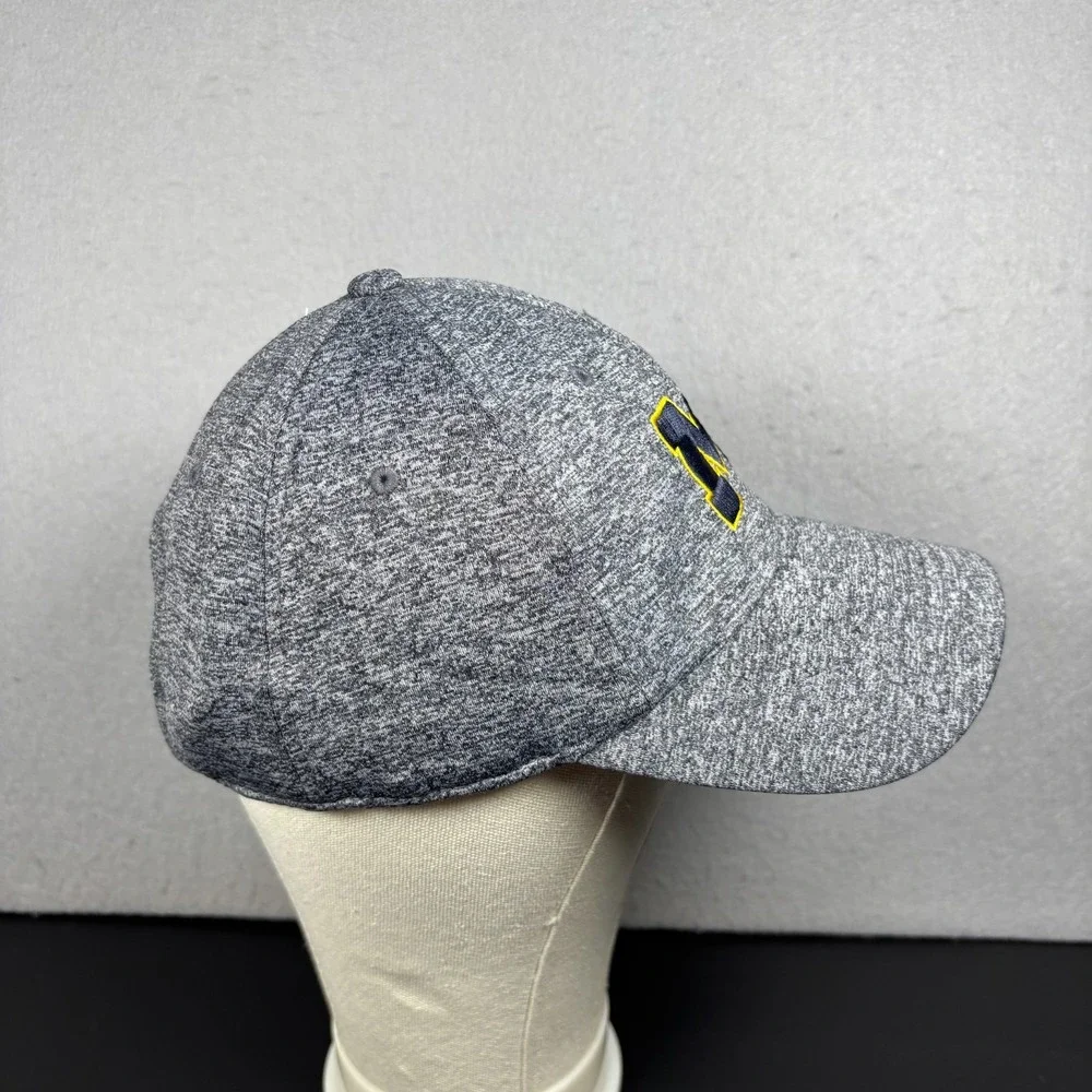 Top of the World Michigan Wolverines NCAA Hat Gray Heather Strapback Classic